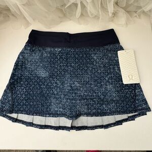 lululemon athletica Navy Patterned Athletic Skirt